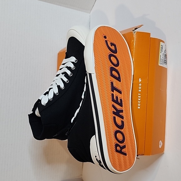 Rocket Dog Hi Top Zipper Side Sneakers NWB Size 7 - Picture 4 of 12